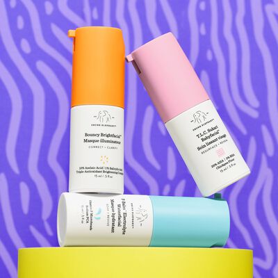 Babyfacial, F-Balm, and Brightfacial stacked on one another