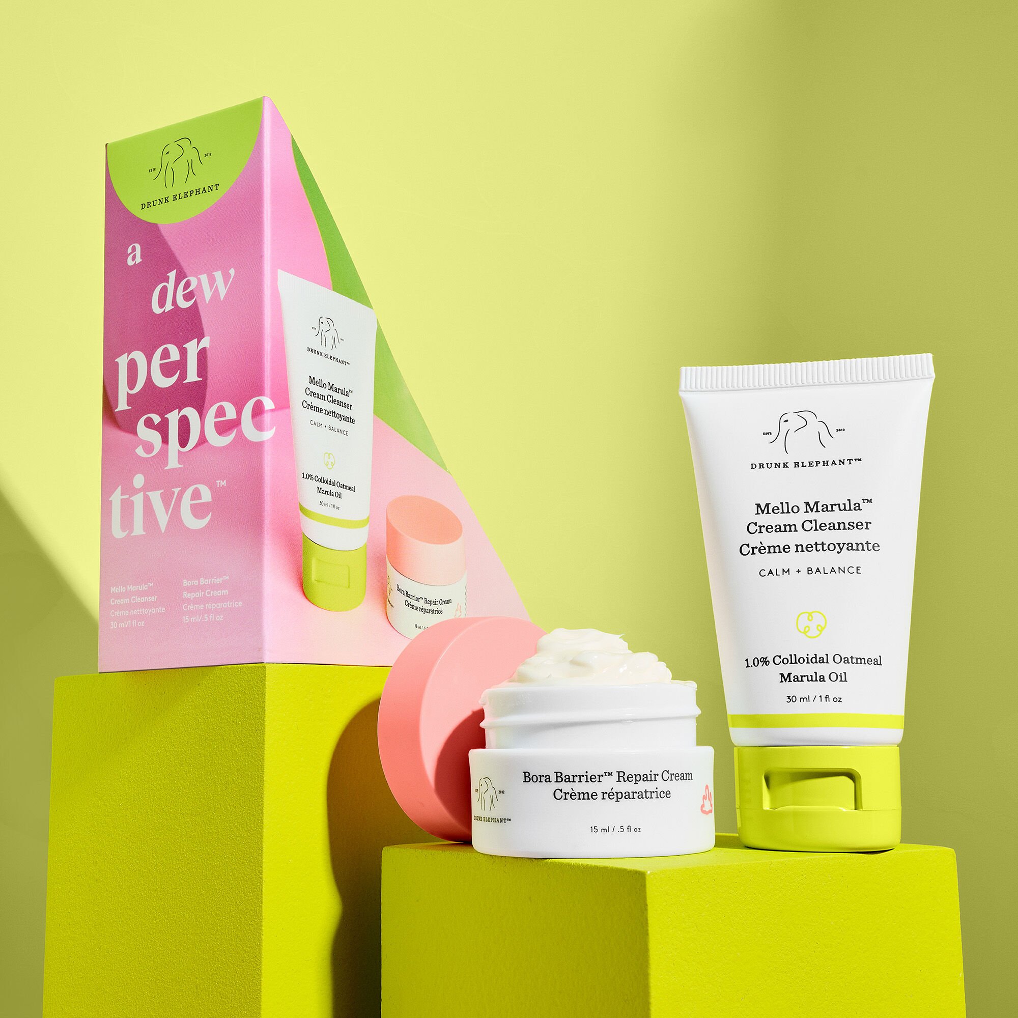 Soothing and nourishing travel-size skincare kit | Drunk Elephant