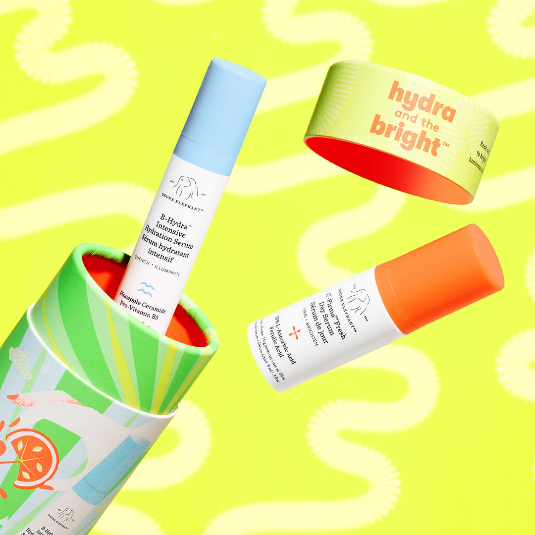 Brightening and hydrating serums travel kit | Drunk Elephant