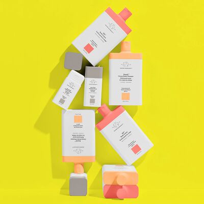 Sweet Pitti™ Deodorant Cream stacked with other Drunk Elephant Body products