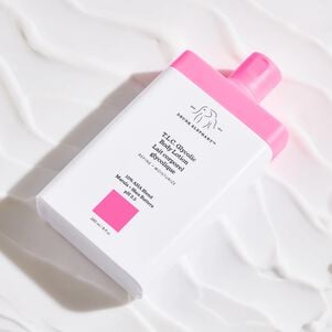 photograph of T.L.C. Glycolic Body Lotion on lotion texture