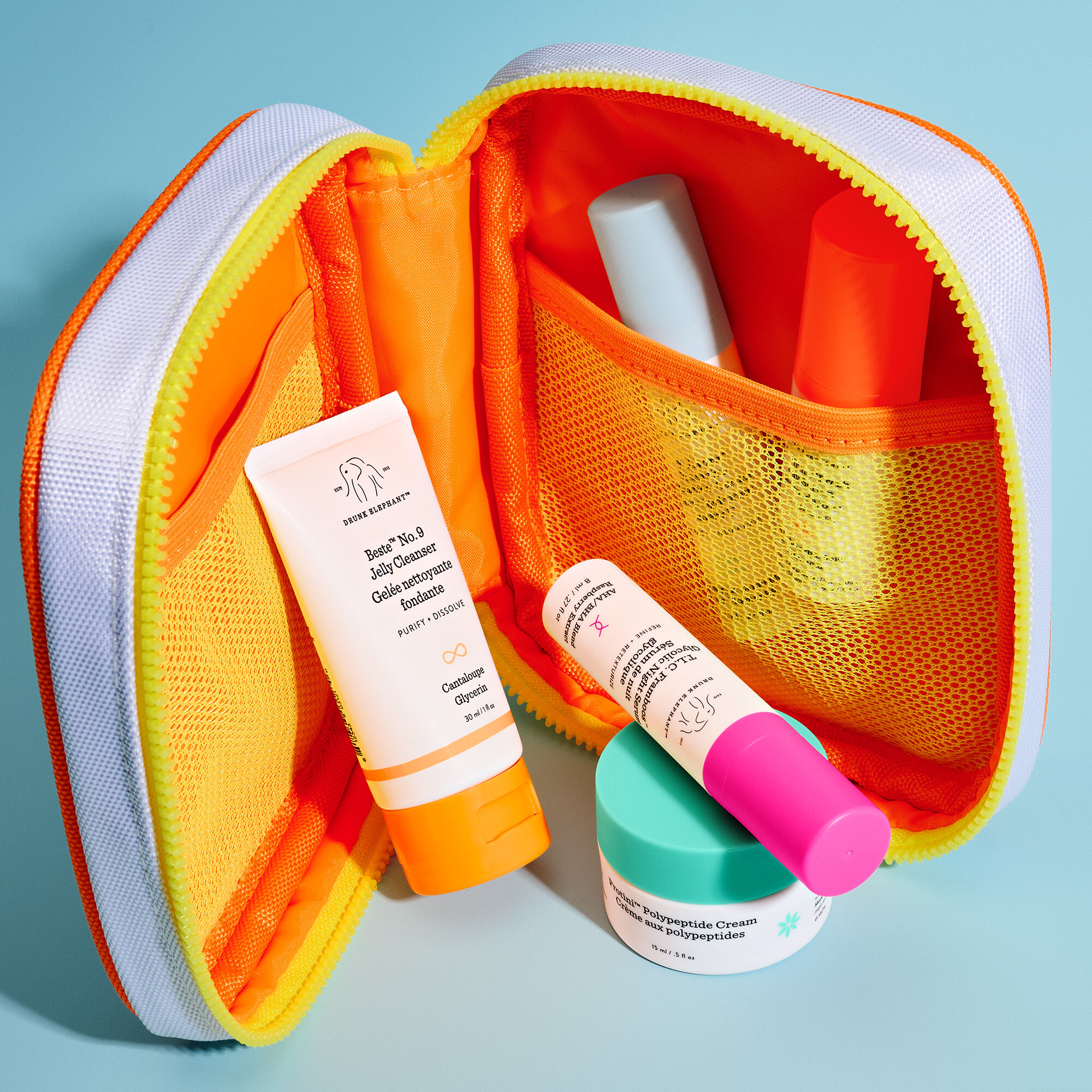 Travel-size kit for a.m. and p.m. routine | Drunk Elephant