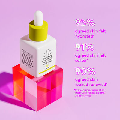Virgin Marula Luxury Facial Oil's clinical studies around improvement in skin's hydration, softness, and look.