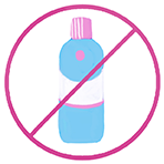 Illustration of an alcohol bottle crossed out