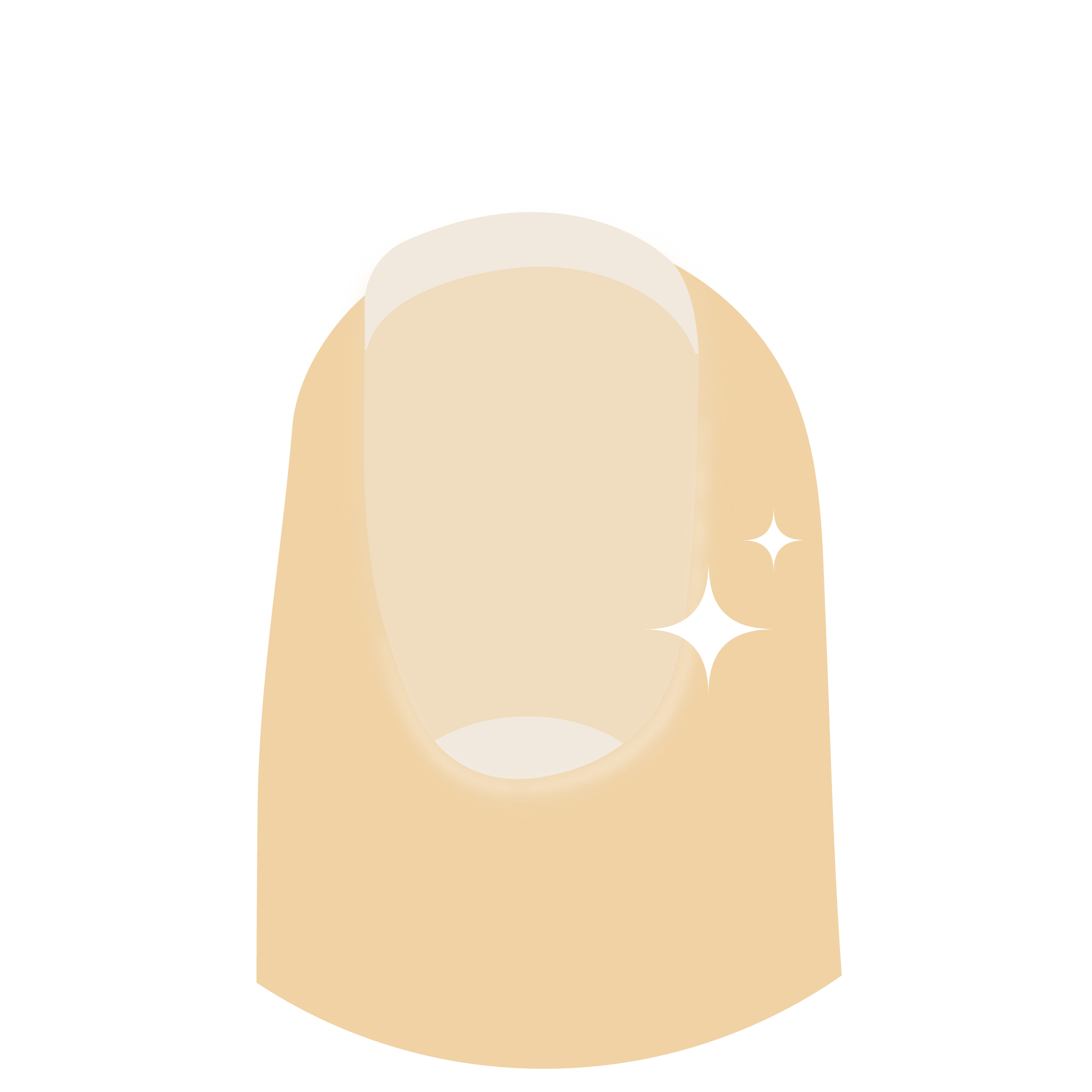 Illlustration of Lippe Balm applied to the cuticle.