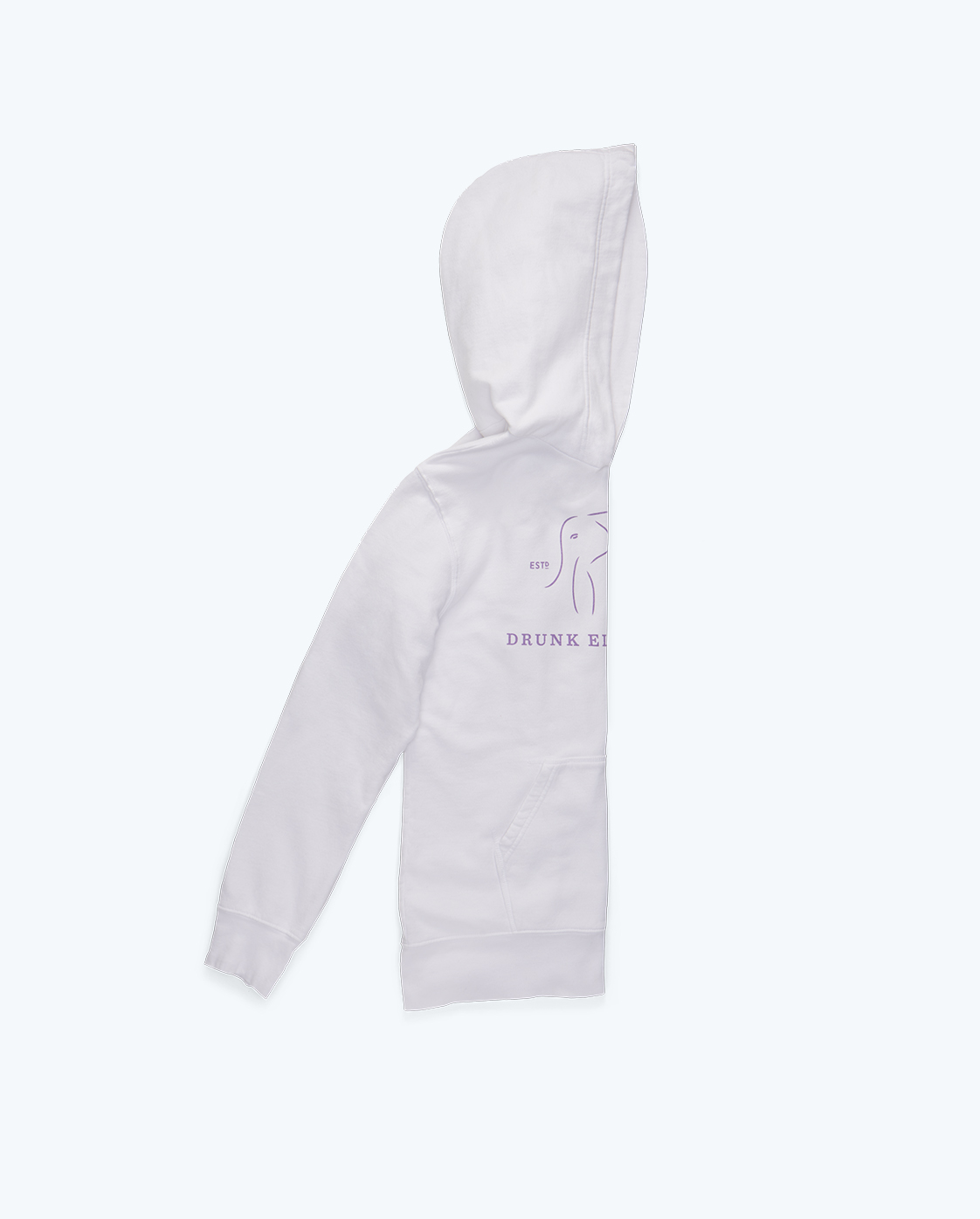Hooded white deals sweatshirt