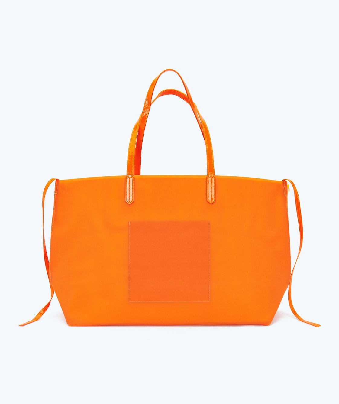 Orange shopper top