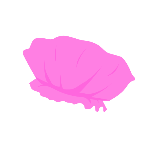 Illustration of a pink shower cap